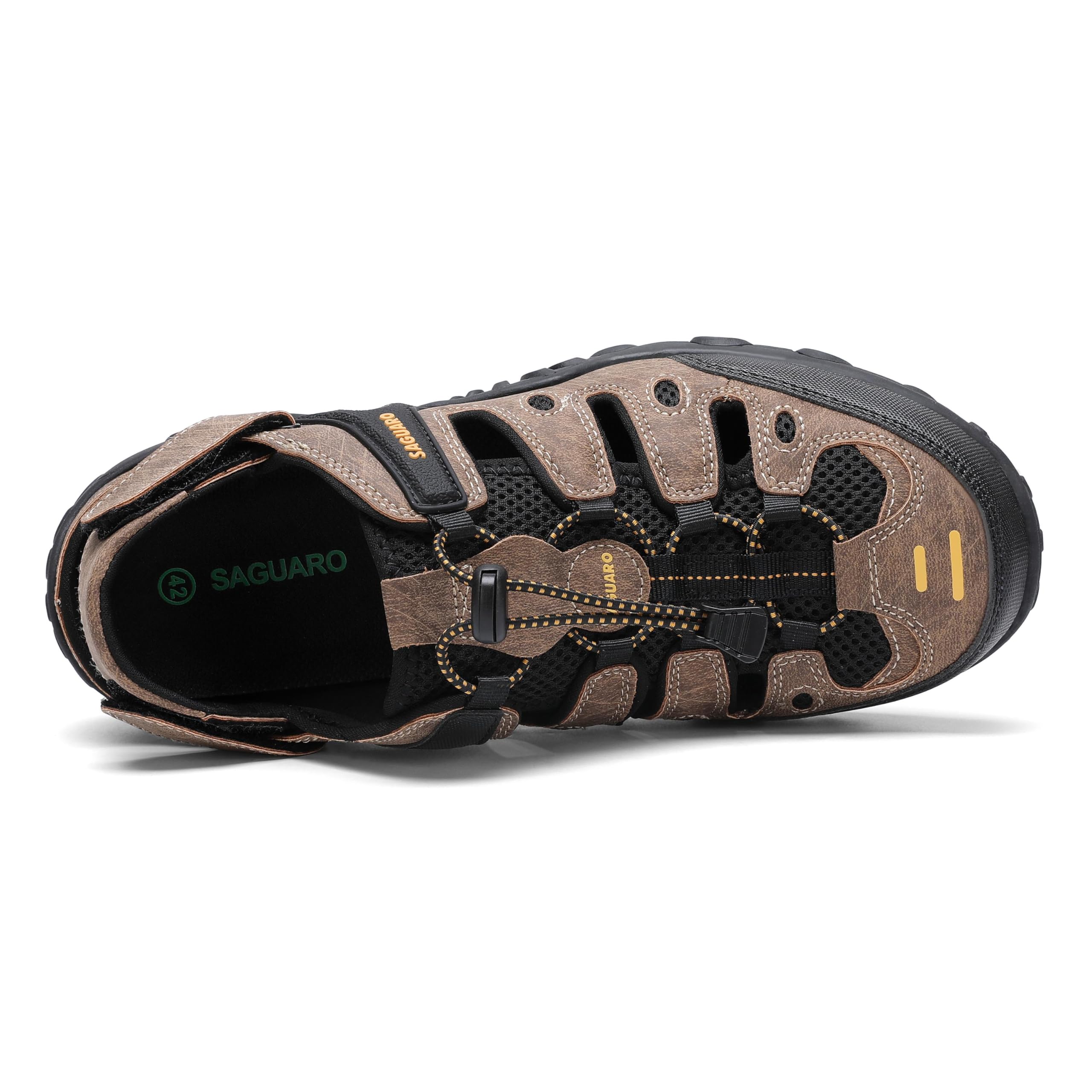 SAGUARO Men's Sport Sandals Adjustable Strap Closed Toe Outdoor Hiking Sandal Beach Water Shoes - Image 5